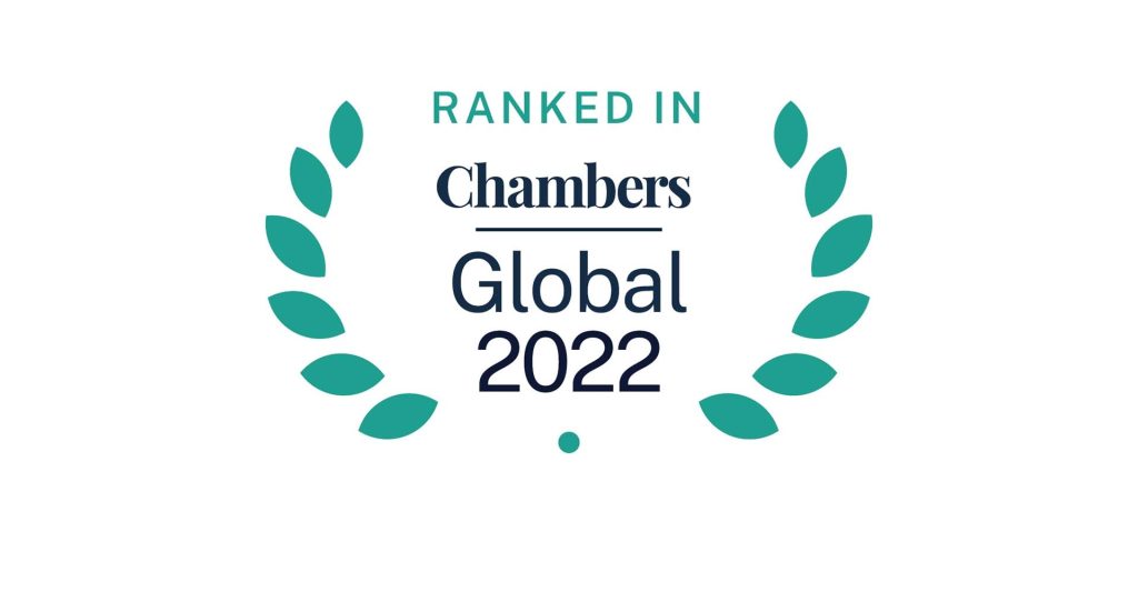 KDP ranked by the Chambers and Partners Global 2022